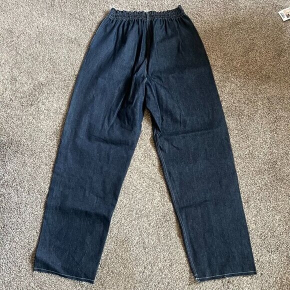 Camiel Fortgens Sweatpants Denim Cotton Blue Size Large Designer Large - Picture 6 of 9